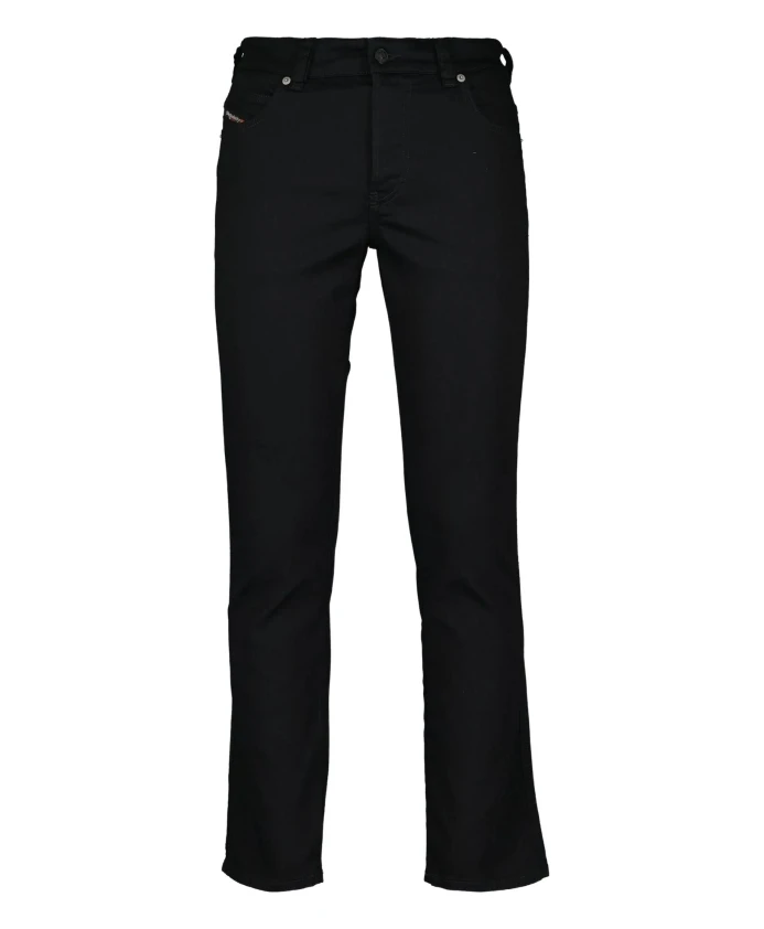 

Джинсы зауженного кроя с уникальным дизайном. Diesel, черный