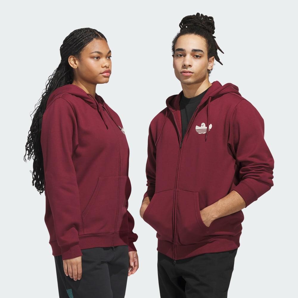 

Спортивное худи Adidas Shmangry Zip Up Graphic Hoodie, цвет Shadow Red/Alumina