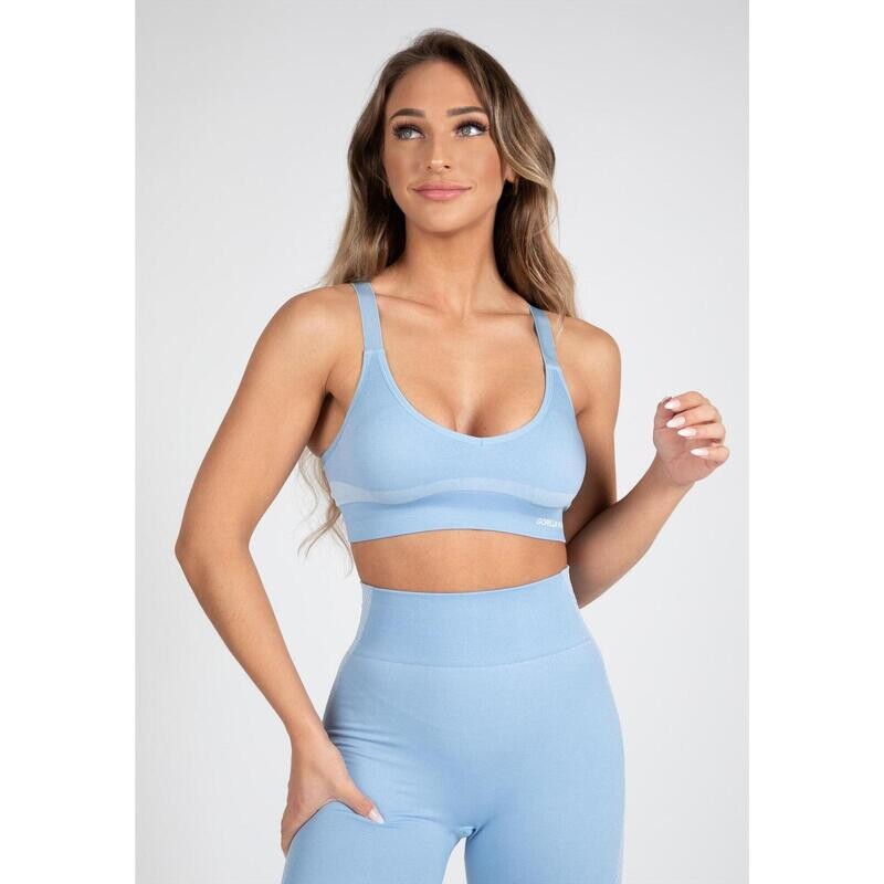 

Спортивный бюстгальтер Gorilla Wear, цвет blau/hellblau/hellblau