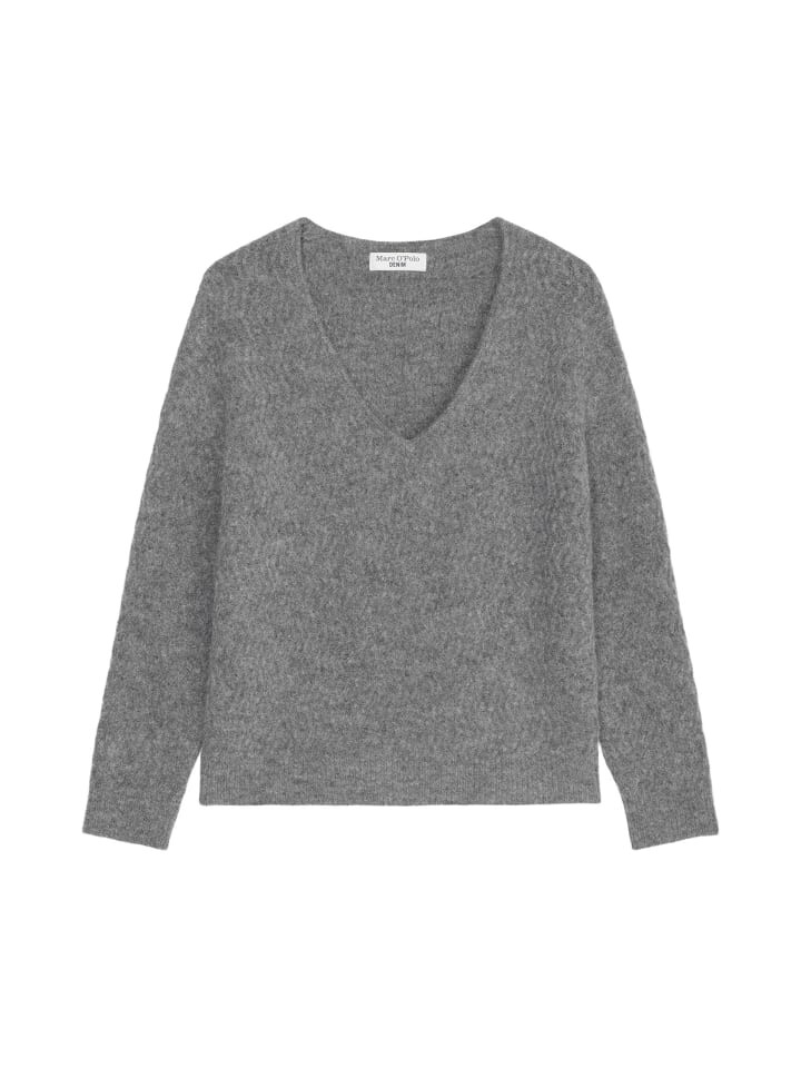 

Пуловер Marc O'Polo DENIM V-Neck-Pullover loose, цвет Dark Shadow Melange