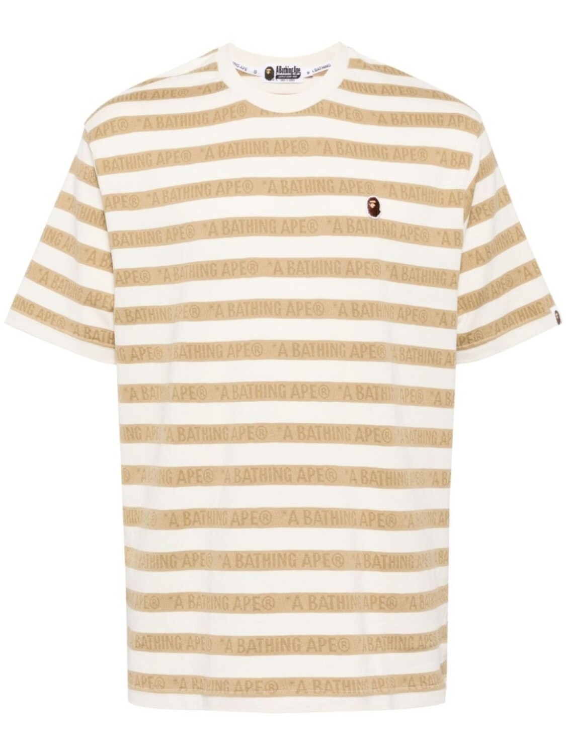 

A BATHING APE футболка из хлопка с принтом логотипа по всей поверхности, синий