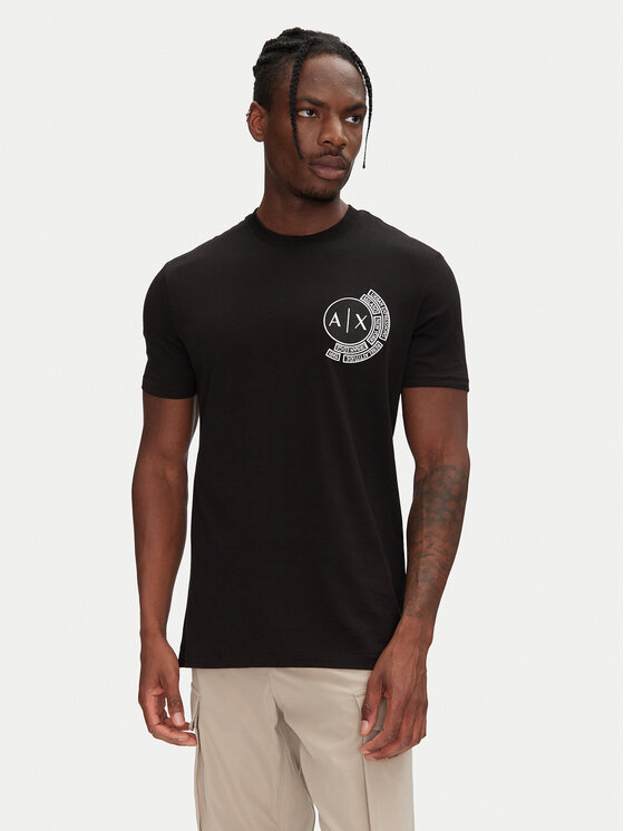

Футболка обычного кроя XM000556 AF10358 UC001 Armani Exchange, черный
