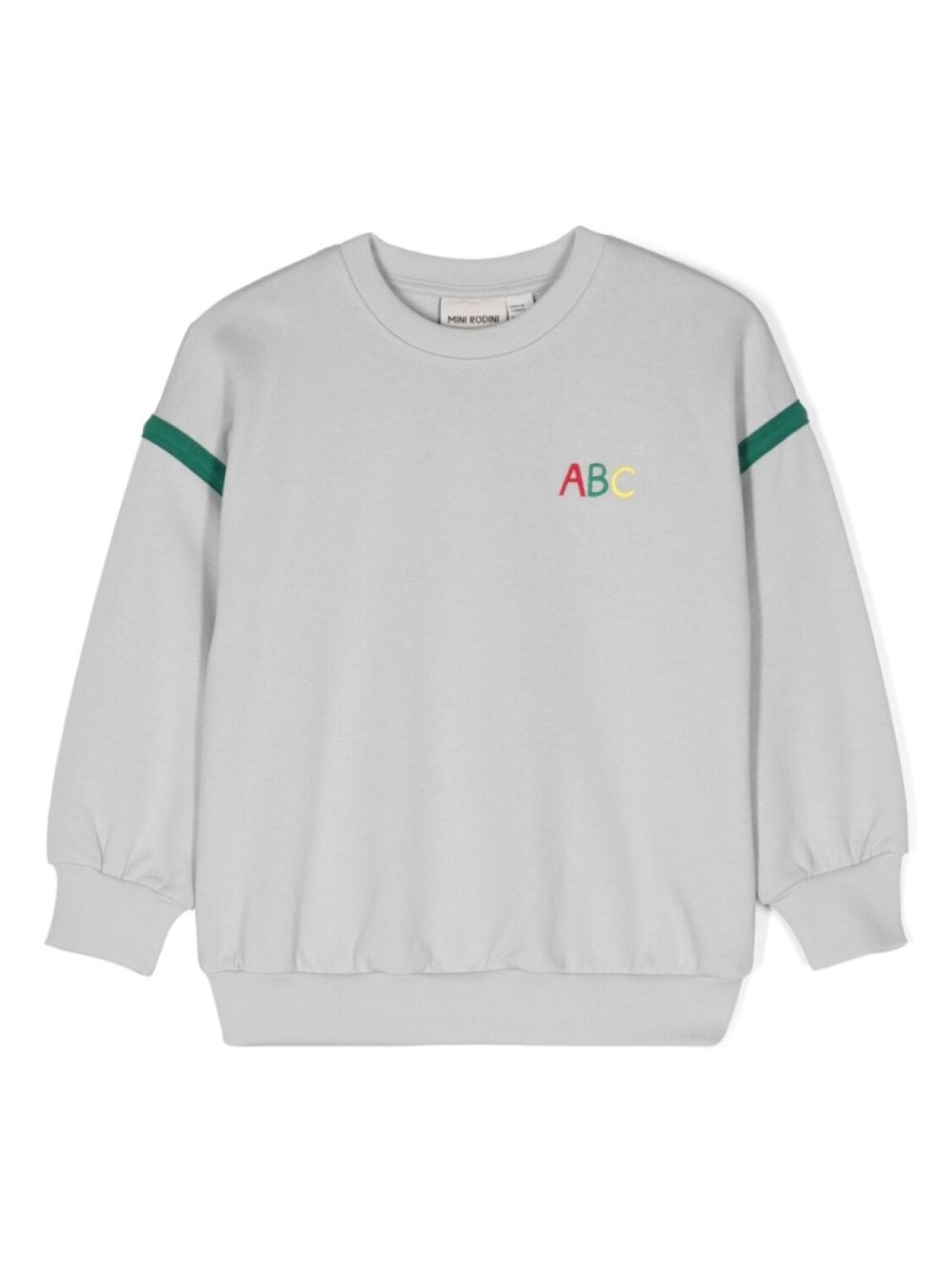 

Mini Rodini толстовка ABC, зеленый