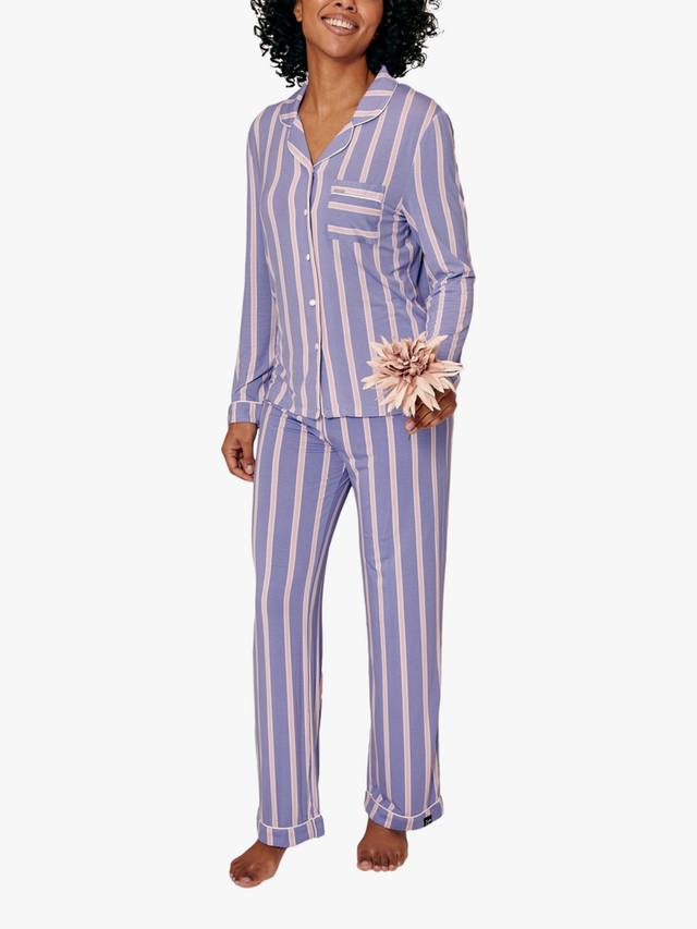 

Пижамный комплект Stripe Bamboo Rich Long Pretty You London, Heather