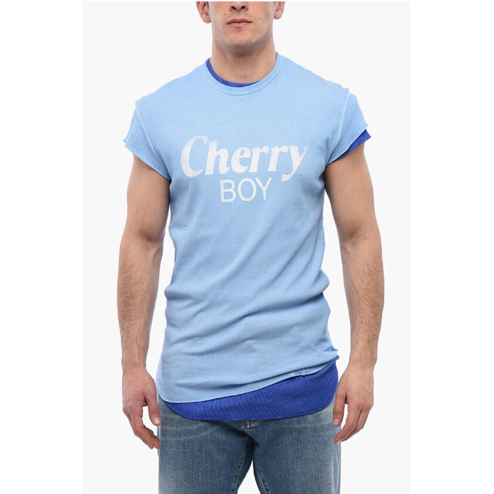

Многослойная футболка CHERRY BOY с утягивающим кроем Dsquared2, Blue