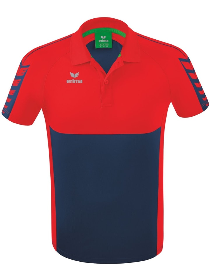 

Футболка поло Six Wings Poloshirt erima, синий