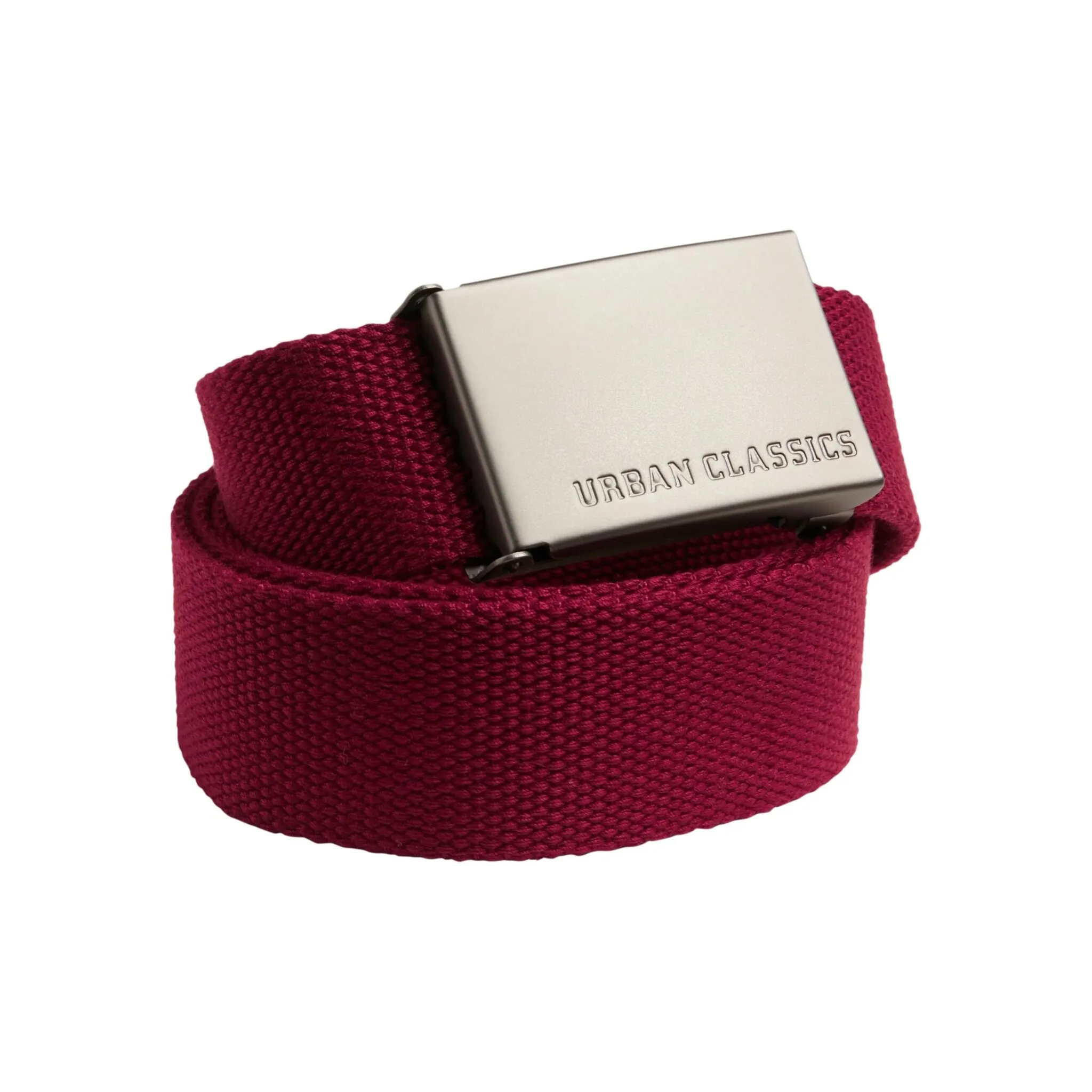 

Поясной ремень URBAN CLASSICS " Urban Classics Unisex Canvas Belt", цвет Burgundy