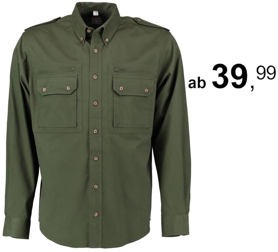 

Рубашка для охоты OS TrachtenВ с 2 нагрудными карманами (на молнии)