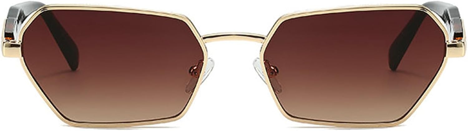 

Солнцезащитные очки Willochra Polygon для женщин и мужчин, дизайнерские классические квадратные солнцезащитные очки в стиле 90-х, модные летние очки для отдыха, черные, C5