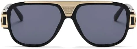 

Винтажные солнцезащитные очки 2027 года для женщин, модные мужские классические ретро-очки, большие очки в оправе, защита от УФ-излучения UV400 MTZJH, C7