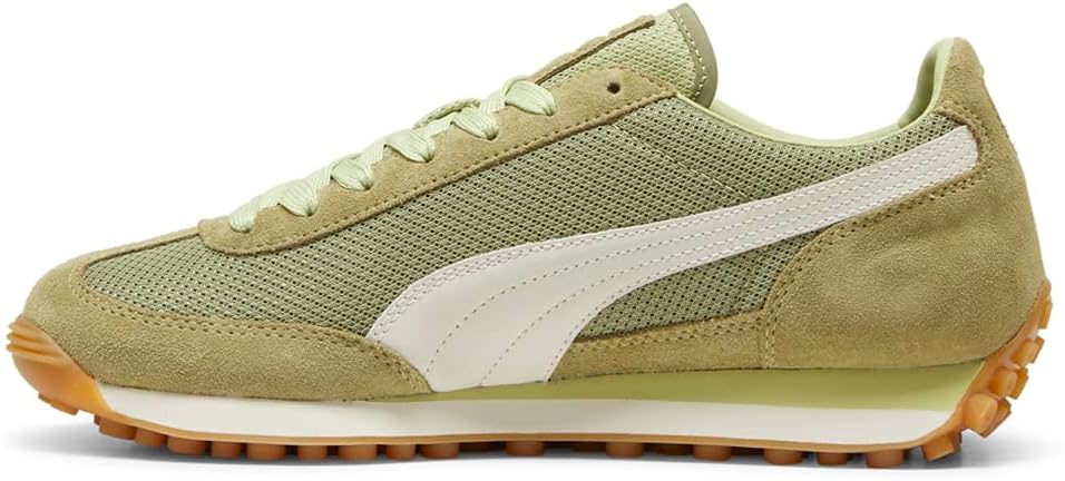 Мужские кроссовки PUMA Easy Rider с сетчатой верхней частью и шнуровкой - зеленые — фото 3