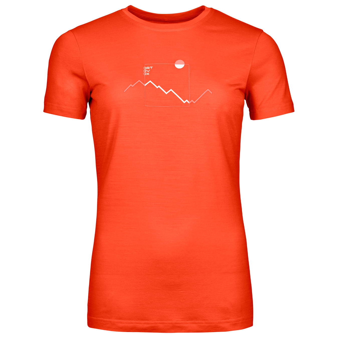 

Рубашка из мериноса Ortovox 150 Cool Peak Focus T-Shirt, цвет Sunset Orange