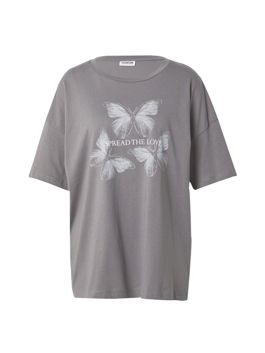 

Футболка Noisy may Shirt, цвет muddy colored/light grey