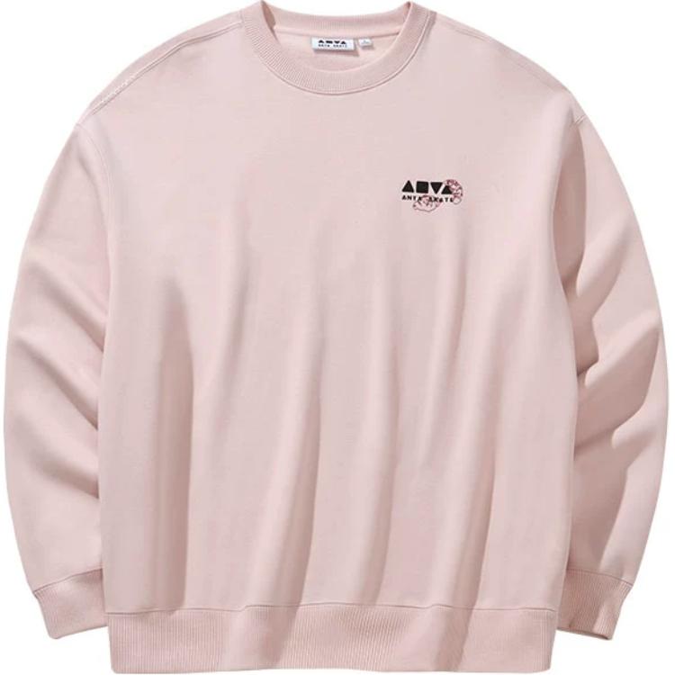 

Толстовка Anta Life Collection унисекс, зимняя, розовая