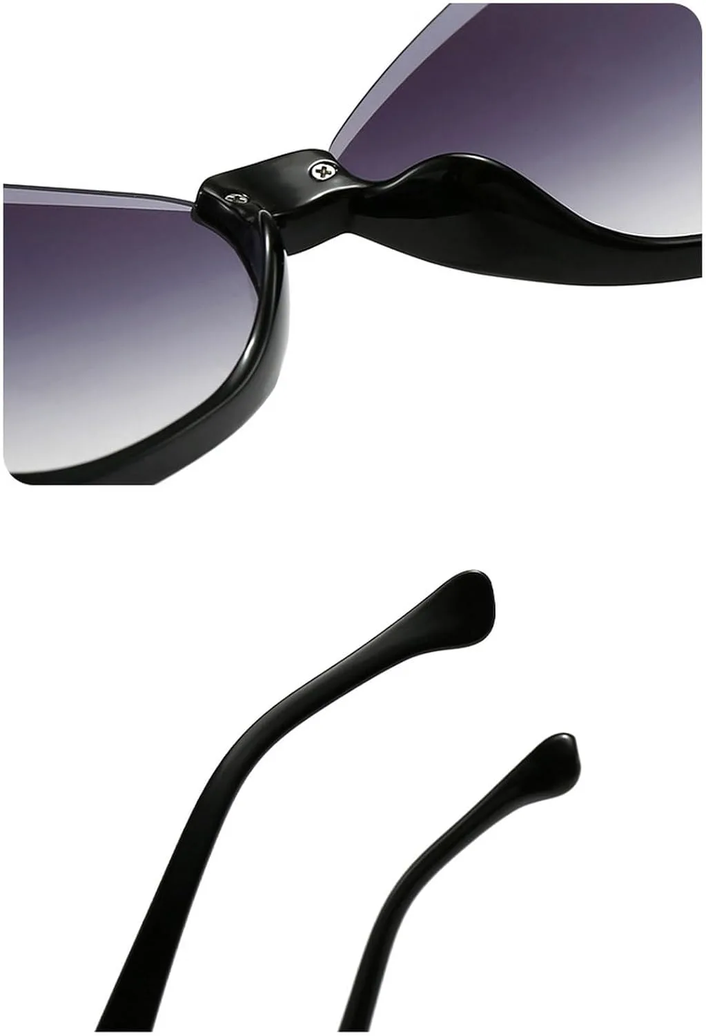 

Женские солнцезащитные очки в форме бабочки с защитой от УФ-излучения, модные женские солнцезащитные очки-бабочки, полуободковая оправа, коричневые линзы mincl, C3