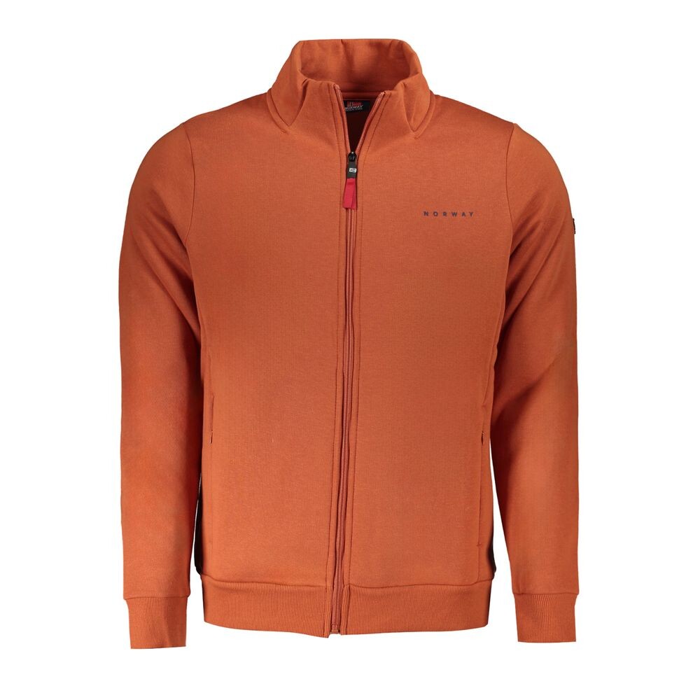 

Коричневый хлопковый мужской свитер Geographical Norway
