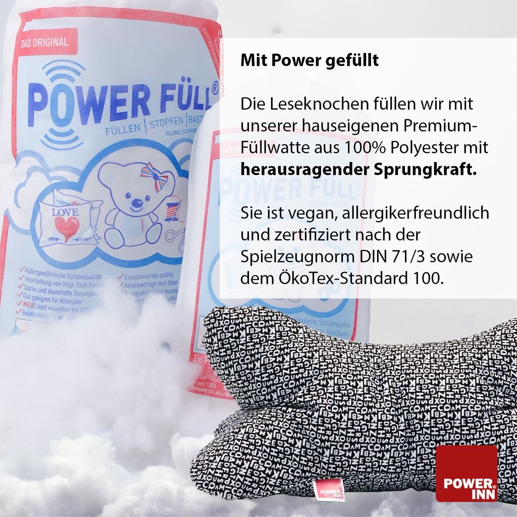 

Подушка для шеи Reading Bone Grey, которую можно стирать POWER INN