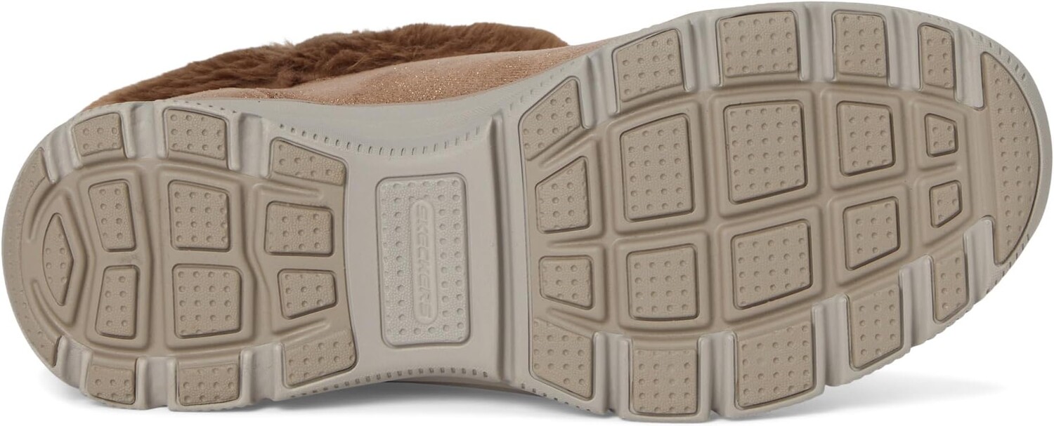 Женские ботинки Skechers Easy Going низкие с мехом, коричневый — фото 3