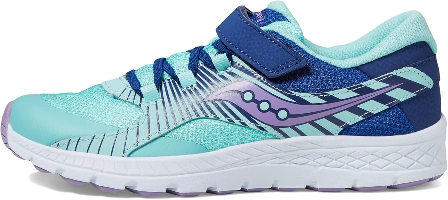 Кроссовки Saucony Unisex-Child Velocer a/C (маленький/большой ребенок), темно-синий/фиолетовый — фото 4