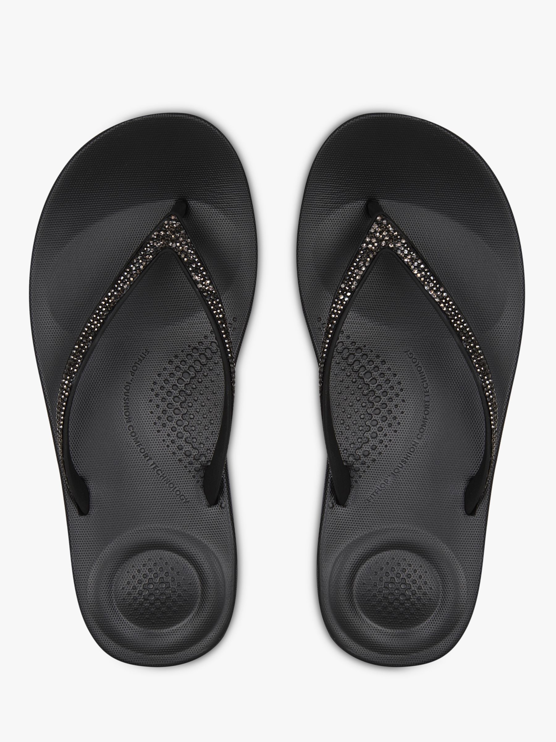 

Сверкающие шлепанцы IQushion FitFlop, черный