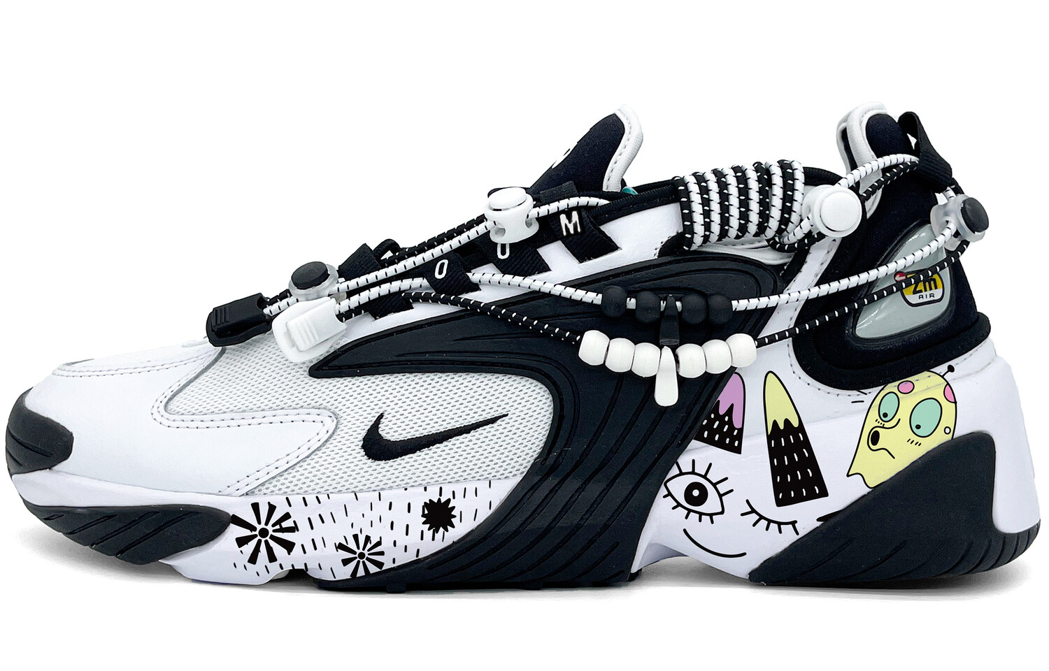 

Кроссовки Zoom 2K Running Unisex Low-top Black/Yellow Nike