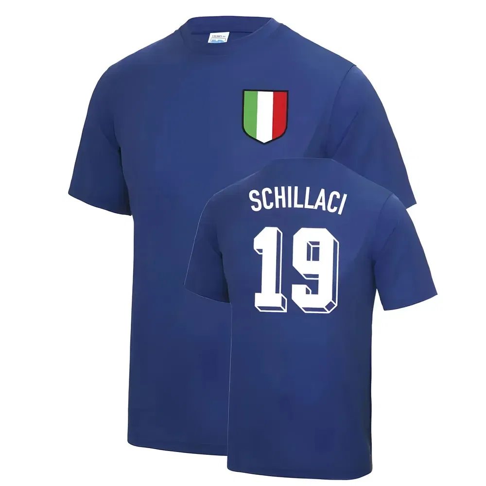 Футбольная футболка Totò Schillaci Italy, синий — фото 2