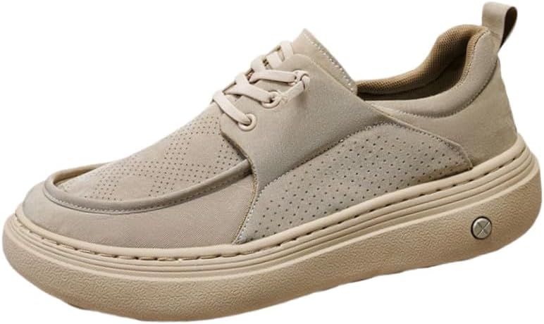 

Мужские дышащие, легкие, удобные спортивные кроссовки на толстой подошве для повседневной носки. Прочные и нескользящие. Подходят для ходьбы и прогулок Clolinde, Apricot