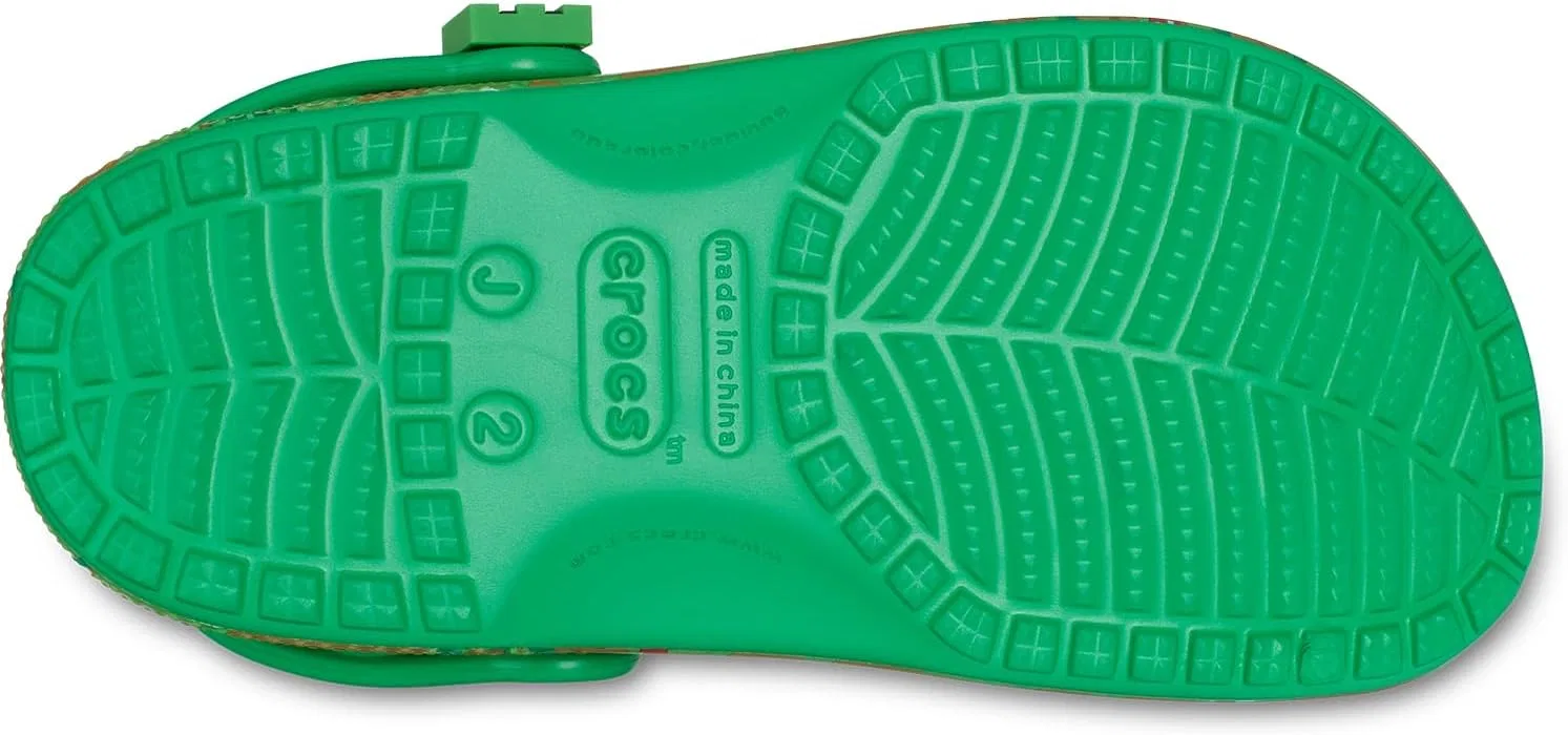 Кроксы Unix Minecraft Elevated Clog Crocs, Green — фото 3