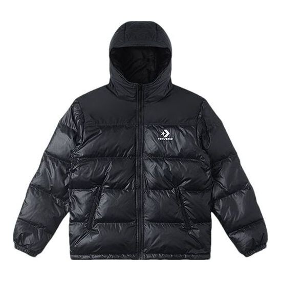 

Куртка short down coat 'black' Converse, черный