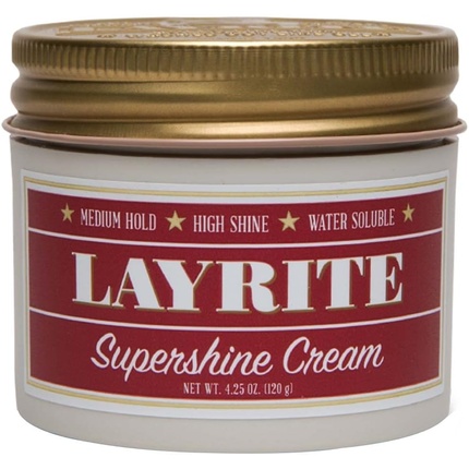 

Крем Supershine 120 г водорастворимый средней фиксации с сильным блеском, Layrite