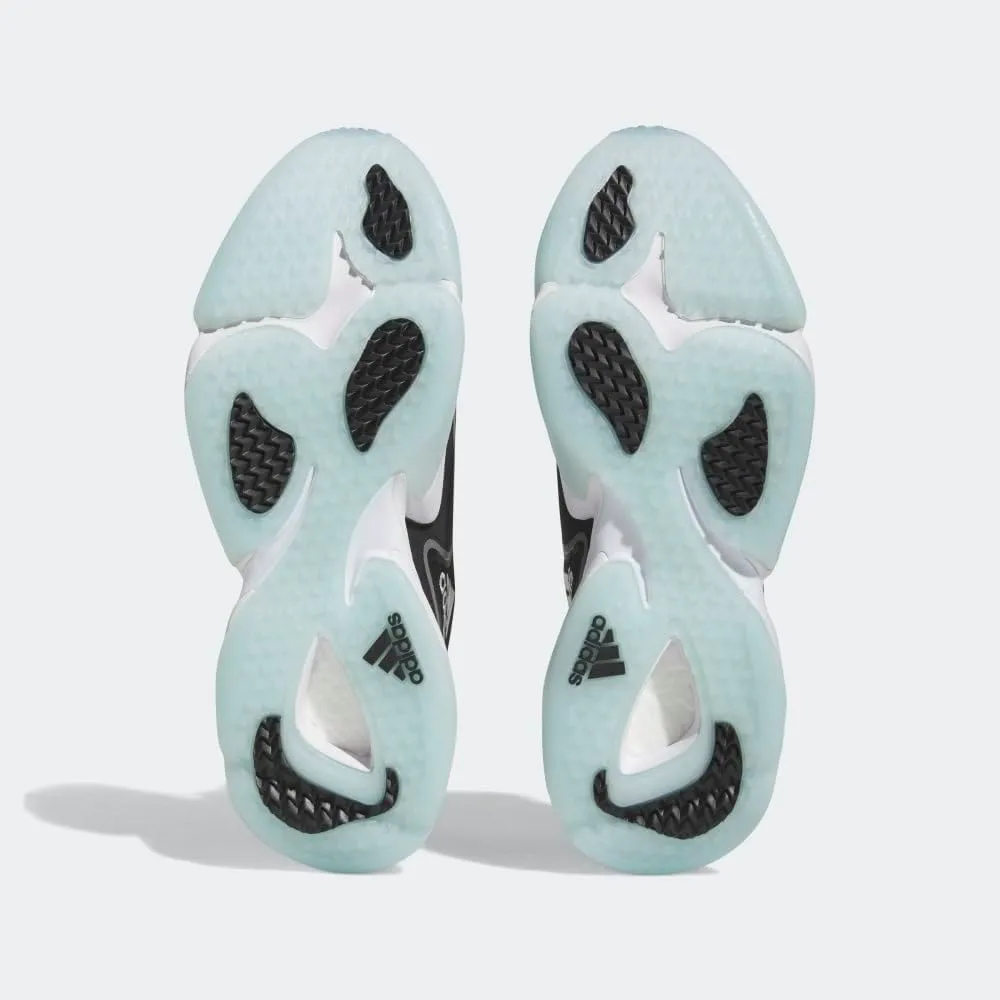 Мужские кроссовки Adidas Mahomes 1 Impact FLX с шнуровкой для повседневной носки - черные, черный/белый/серый — фото 2