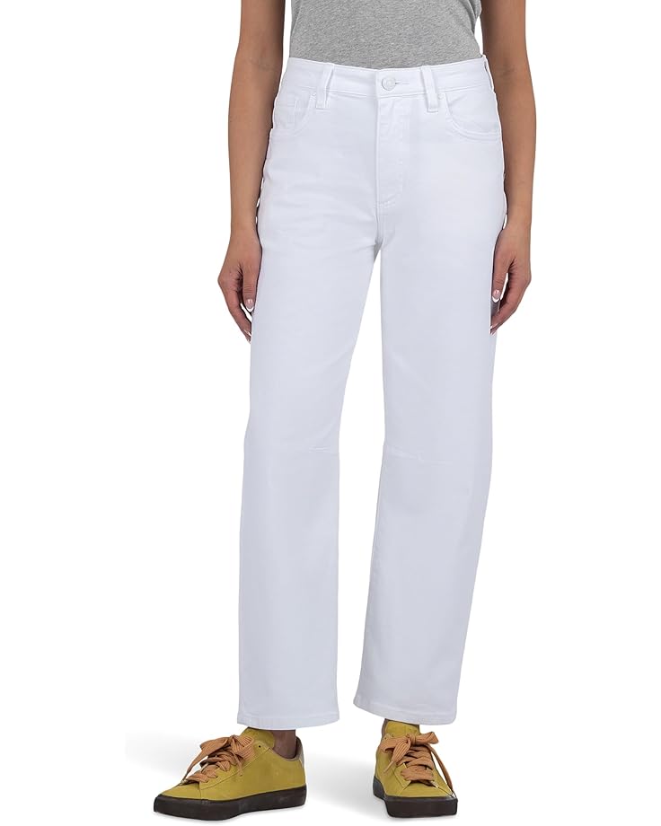 

Джинсы KUT from the Kloth Ashley High Rise Slouchy Barrel Straight Leg, цвет Optic White