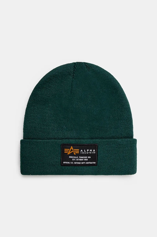 

Шапка Crew Beanie Alpha Industries, зеленый
