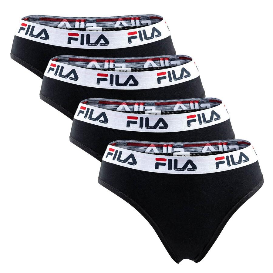 

FILA Женские трусы-слипы, 4 пары, удобная посадка