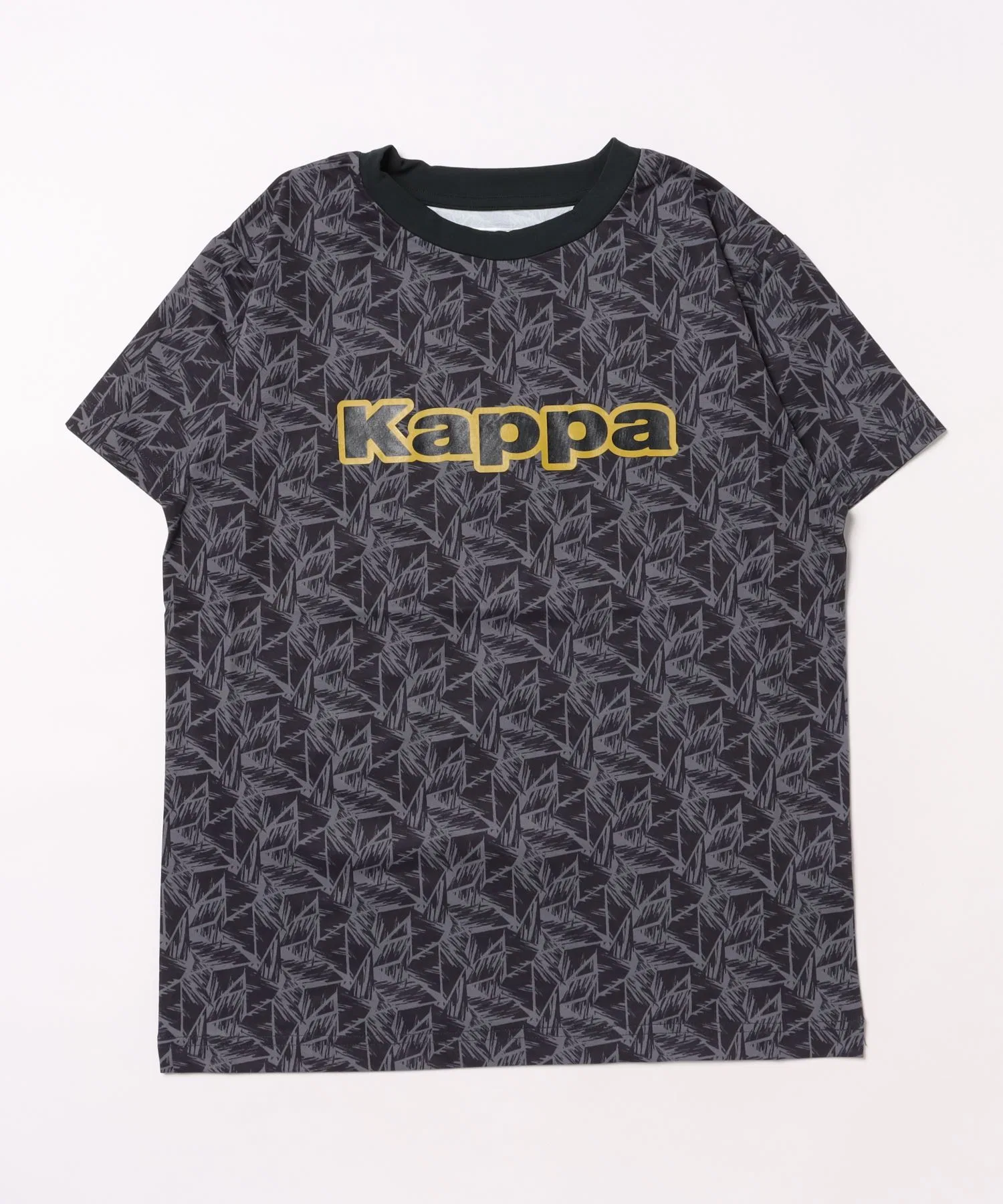 Детская футболка Kappa с логотипом чёрная