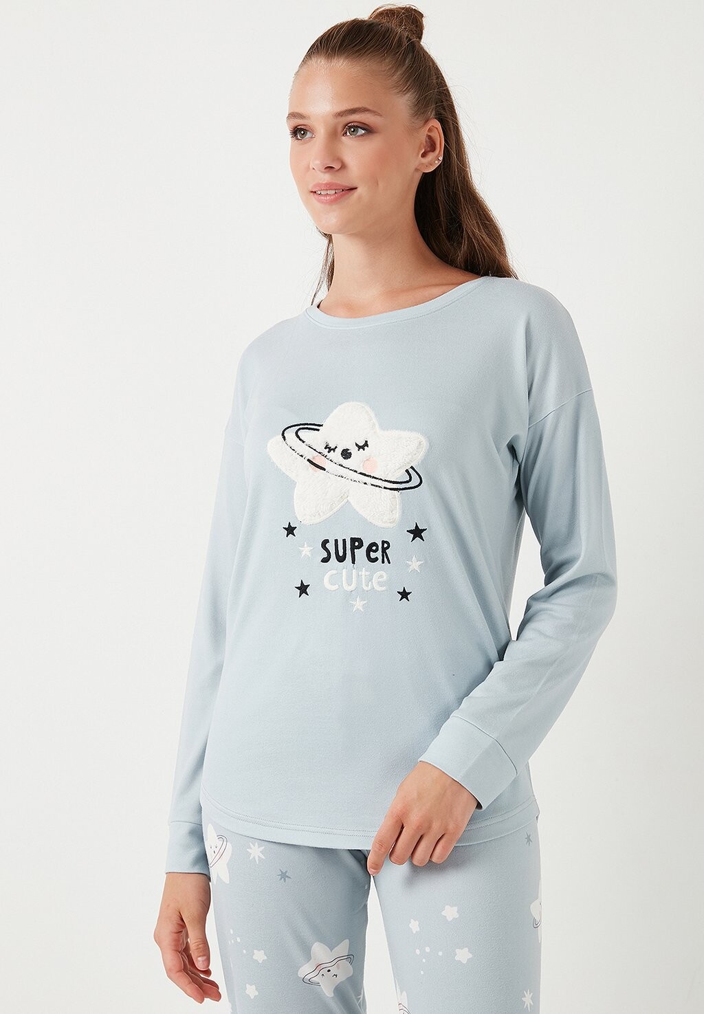 

Пижамный комплект REGULAR FIT SET LELA, светло-голубой