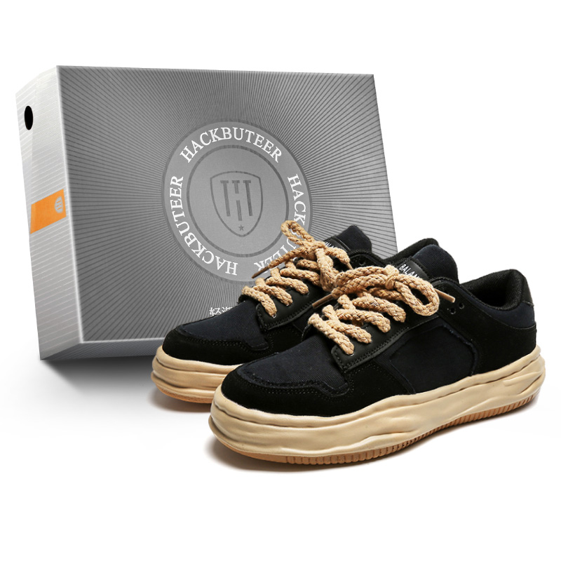 

Кроссовки HACKBUTEER Skateboarding Shoes Unisex Low-top, черный