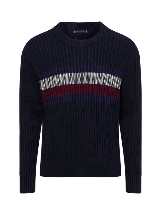

Вязаный свитер Tommy Hilfiger, синий