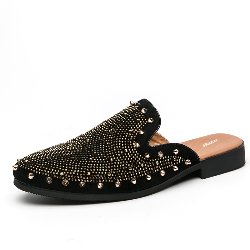 

BAKE Мужские сандалии с закрытым носком, устойчивые к истиранию и запаху, черные