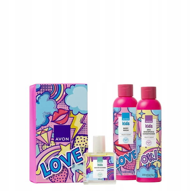 

Подарочный набор Avon Kids Love для девочек в коробке