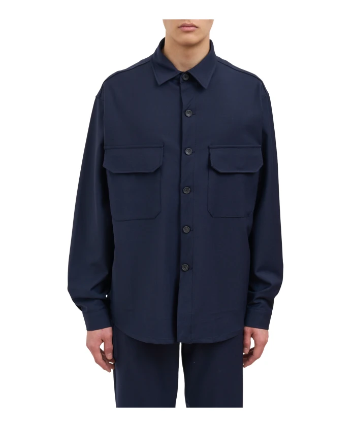 

Рубашка мисто лана White Sand, синий