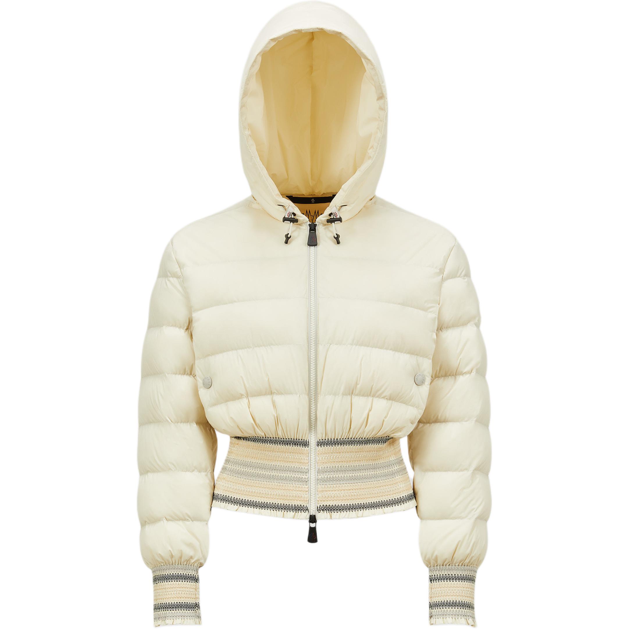 

Moncler Женская пуховая куртка цвета слоновой кости, Ivory White