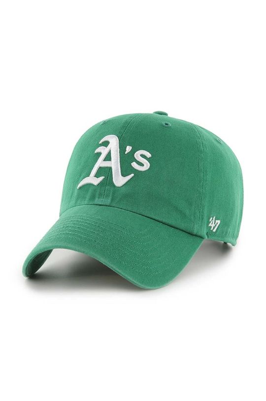 

Хлопковая бейсболка MLB Oakland Athletics 47 brand, зеленый