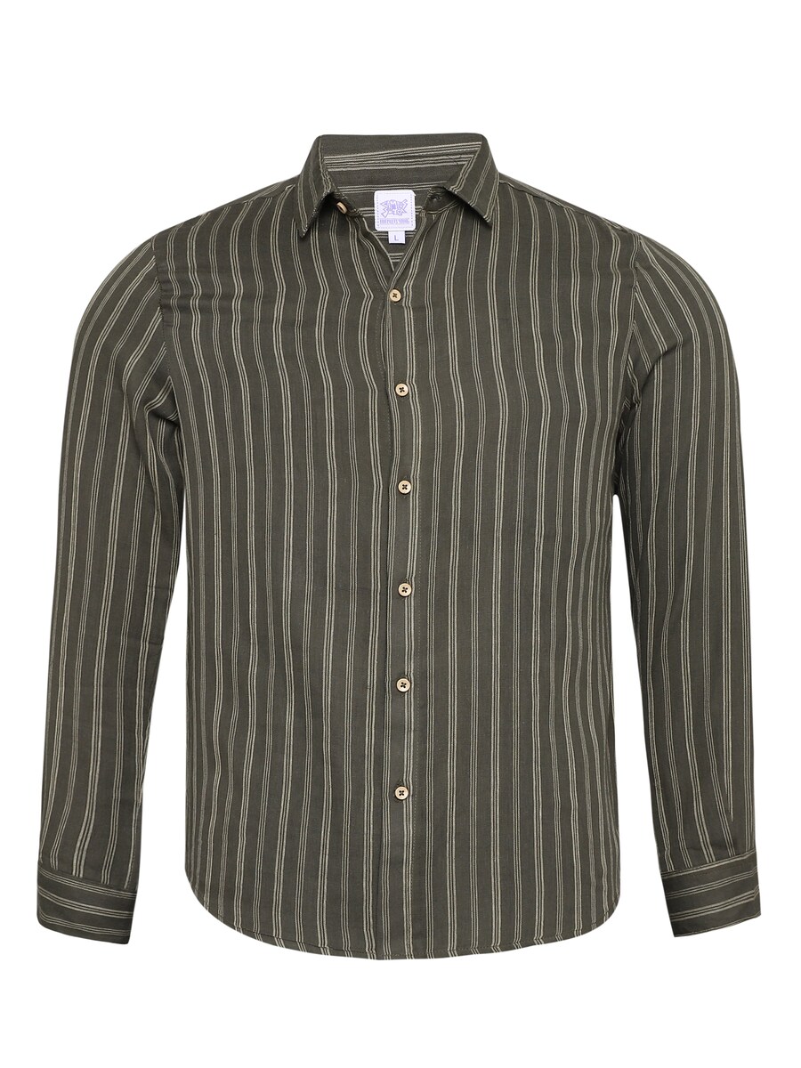 

Рубашка на пуговицах классического кроя Campus Sutra Tirzah, Jade