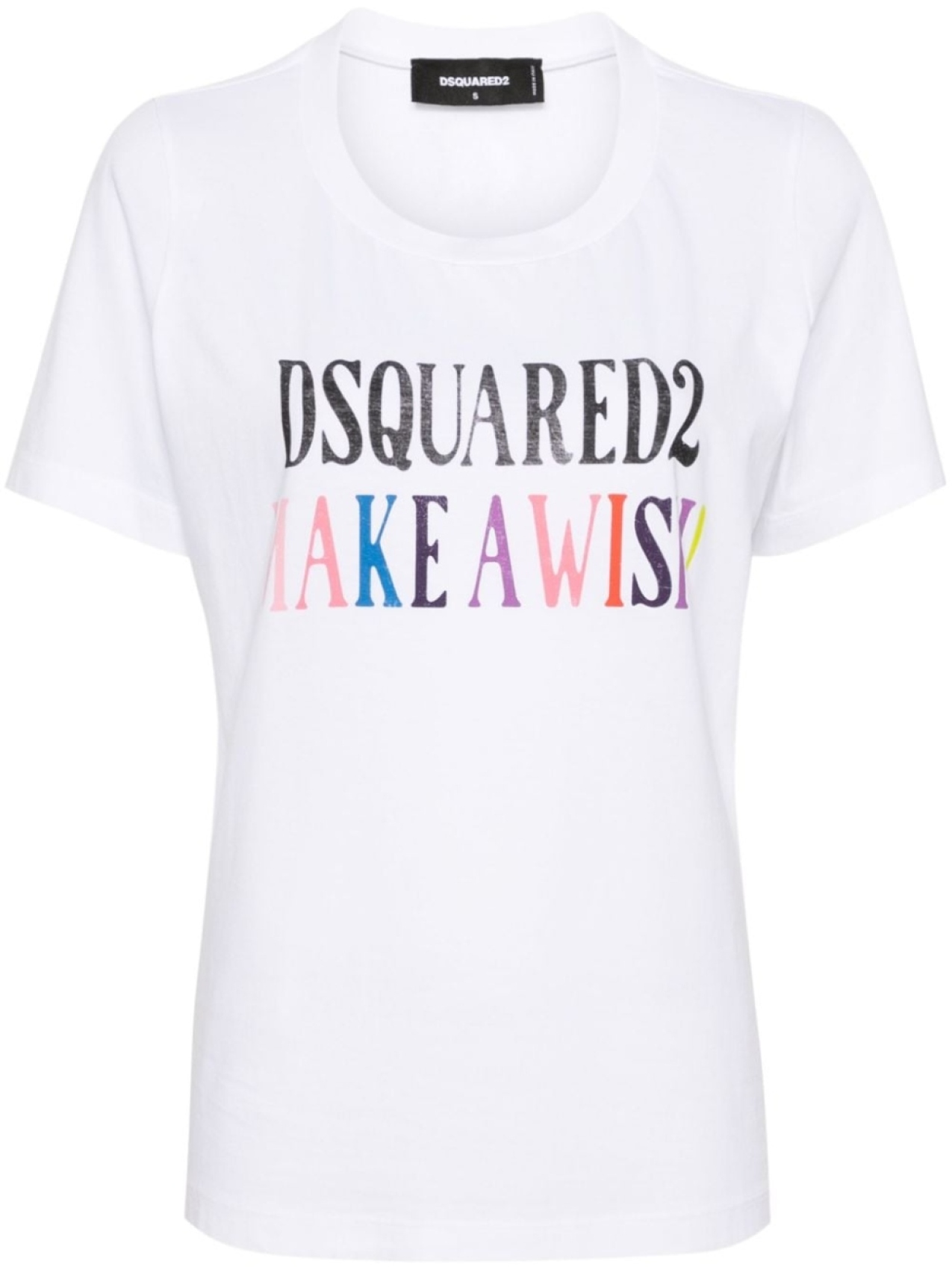 

Dsquared2 футболка с надписью, белый