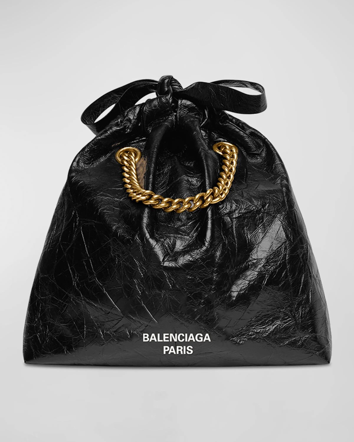 

Маленькая сумка-тоут Crush Balenciaga, цвет 1000 Black