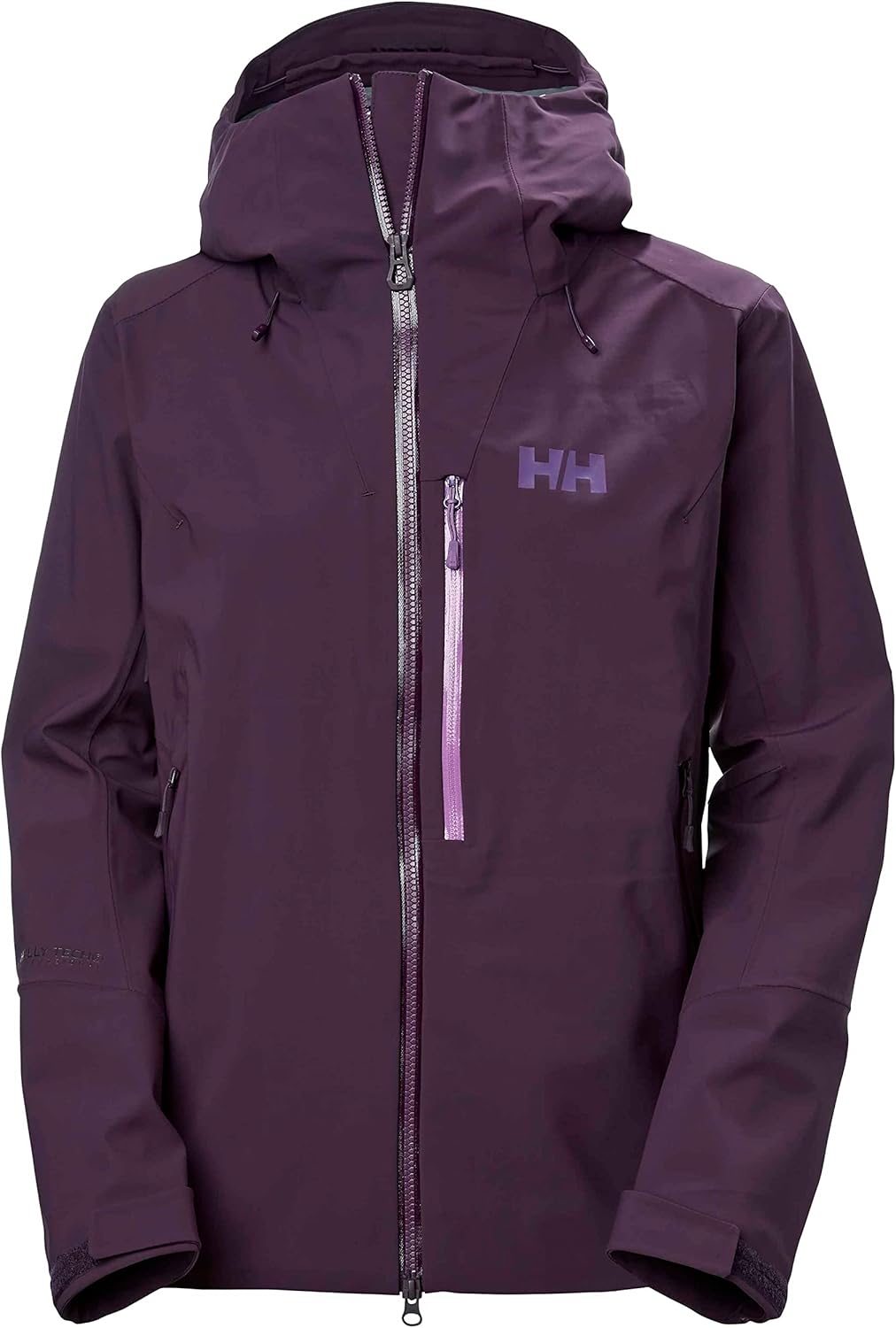 

Куртка Helly-Hansen Verglas Backcountry для женщин, Waterproof, Windproof, 2-Way Stretch, с капюшоном под шлем, несколько карманов Helly Hansen, 670 Amethyst