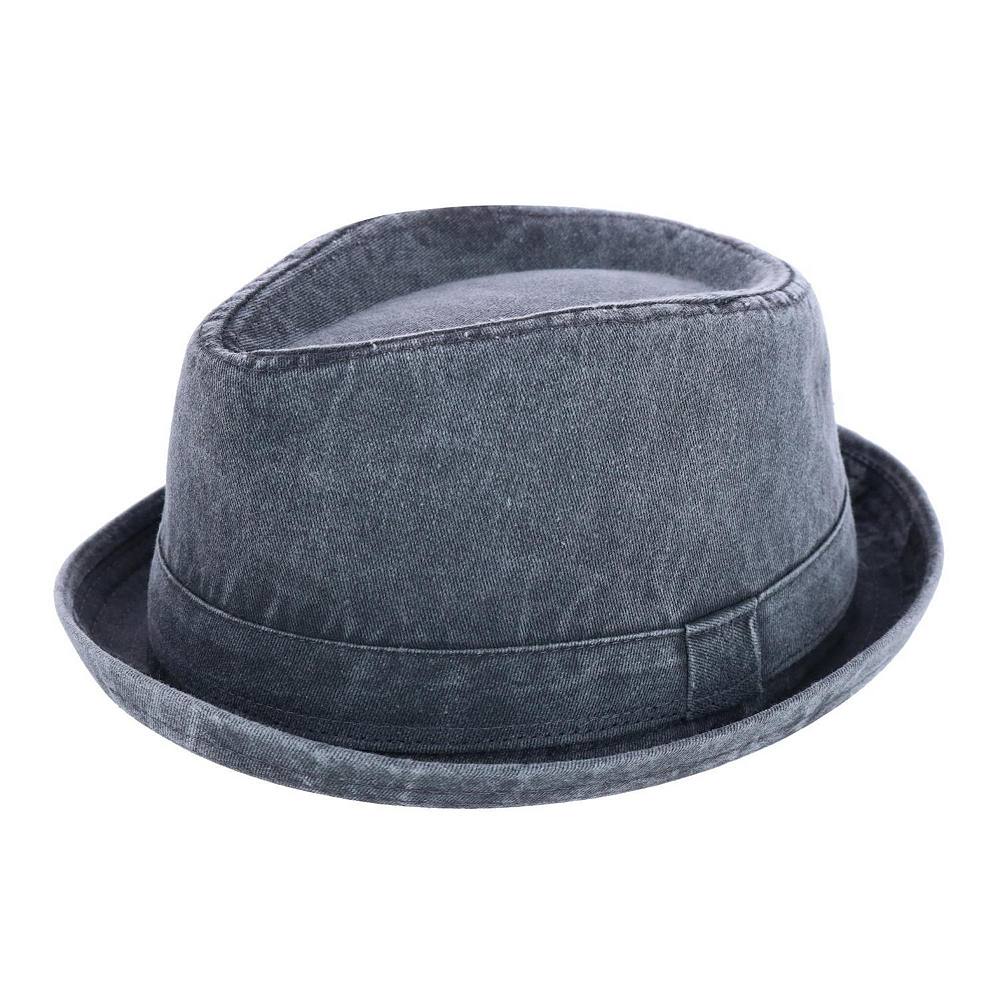 

Мужская джинсовая хлопковая шляпа Fedora Epoch Hats Company, черный