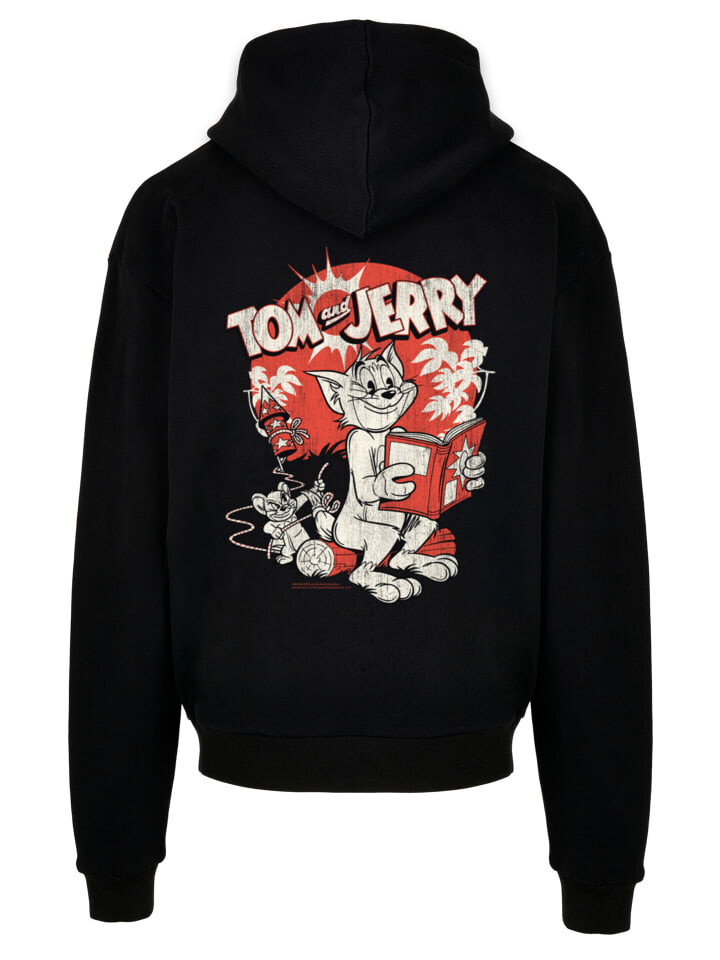 

Пуловер F4NT4STIC Ultra Heavy Hoodie Tom And Jerry Rocket Prank, черный