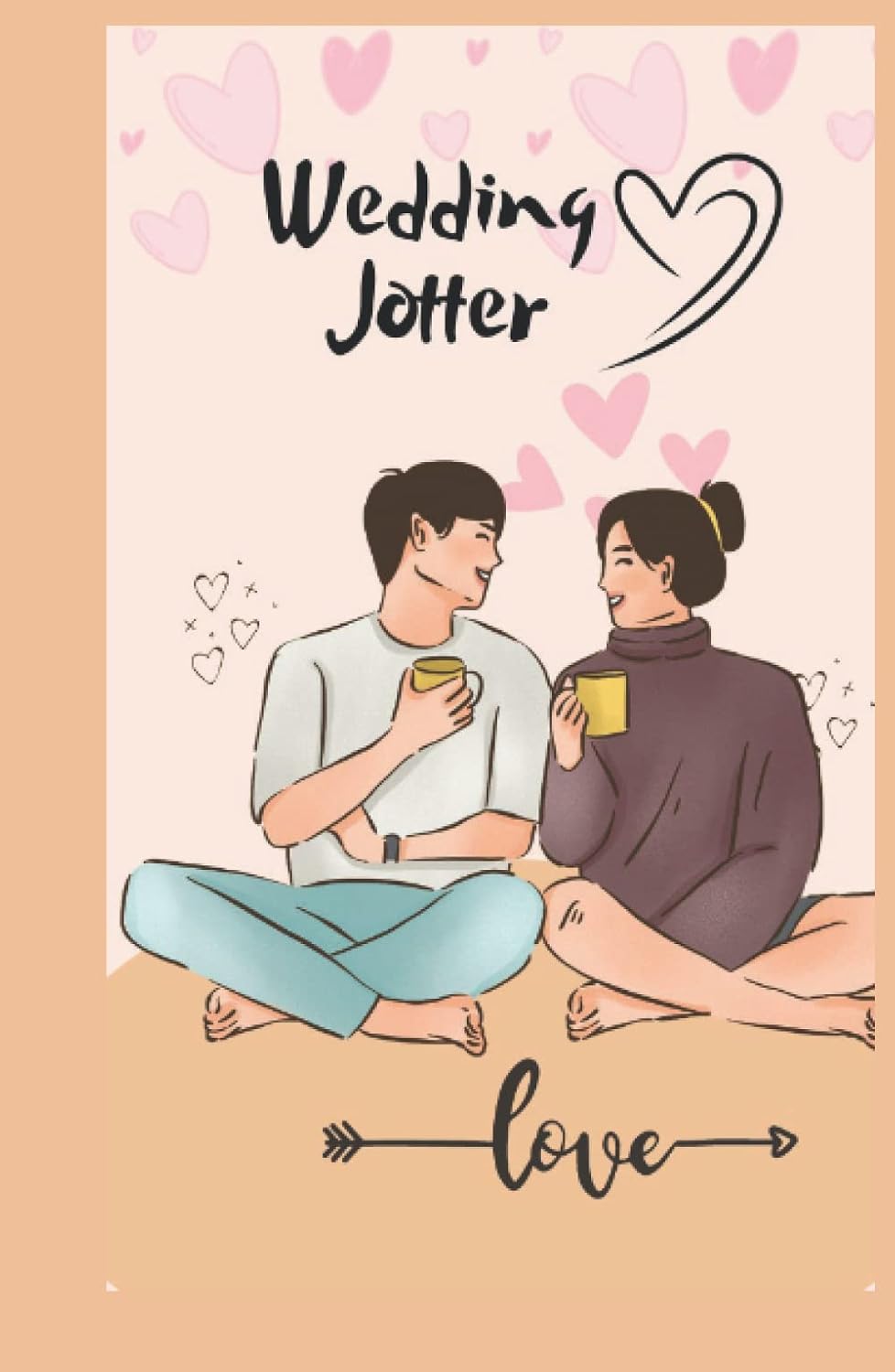 

Portable 5 x 8 Lined, 76 page, Hardcover Wedding Jotter Notebook: Hardcover Wedding Jotter Notebook (Independently published)